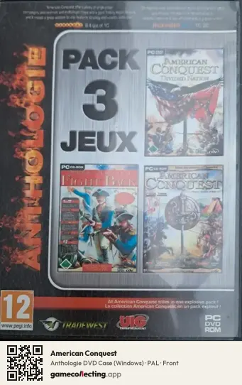 American Conquest Computer, PAL box front