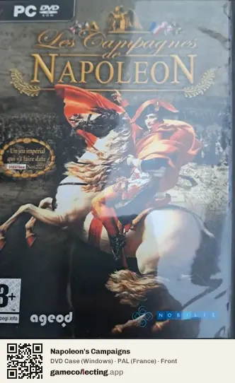 Napoleon's Campaigns Computer, France box front