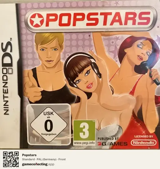 Popstars Nintendo DS, Germany box front