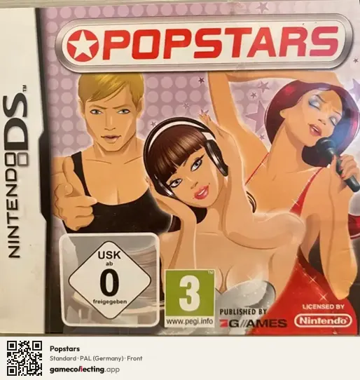 Popstars Nintendo DS, Germany box front
