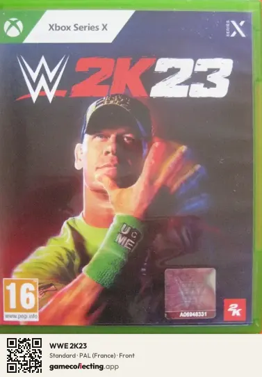 WWE 2K23 Xbox Series X, France box front