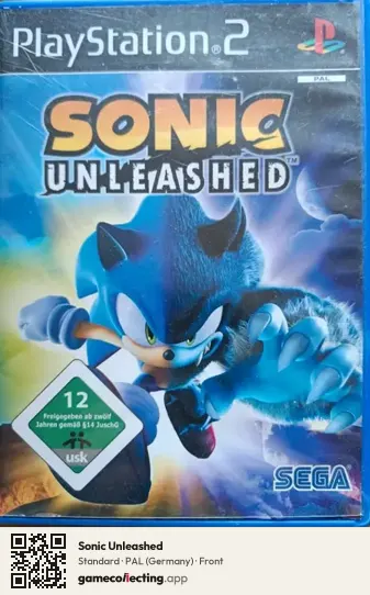 Sonic Unleashed PlayStation 2, Germany box front