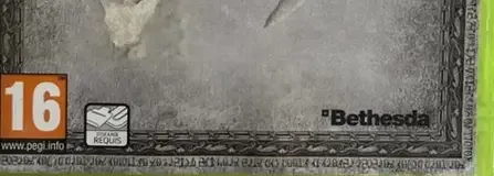 The Elder Scrolls IV: Oblivion, the PEGI square on its front