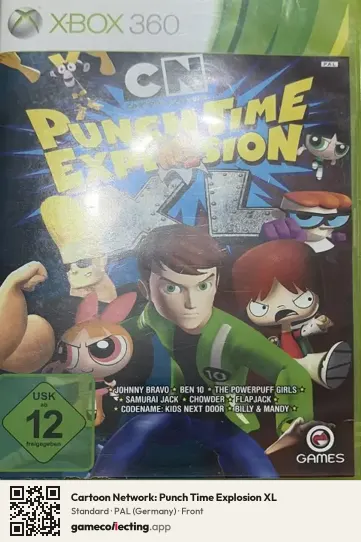 Cartoon Network: Punch Time Explosion XL Xbox 360, Germany box front