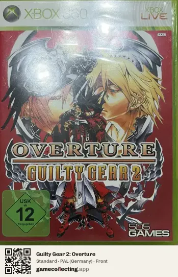 Guilty Gear 2: Overture Xbox 360, Germany box front