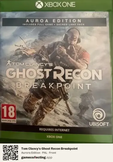 Tom Clancy's Ghost Recon Breakpoint Xbox One, PAL box front