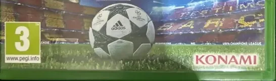 Pro Evolution Soccer 2017, the USK square on its front