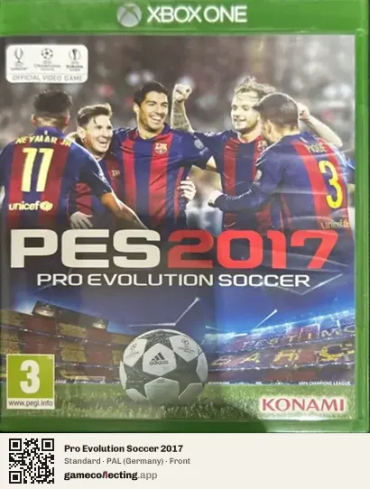 Pro Evolution Soccer 2017 Xbox One, Germany box front