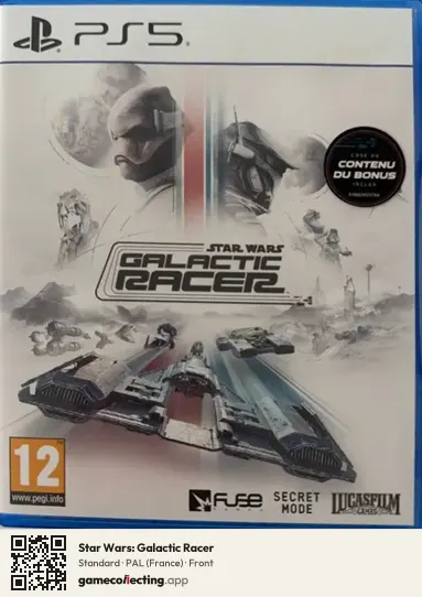 Star Wars: Galactic Racer PlayStation 5, France box front