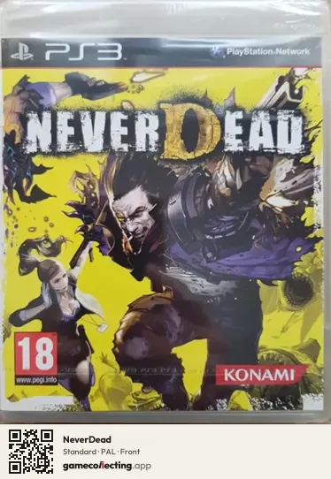 NeverDead PlayStation 3, PAL box front