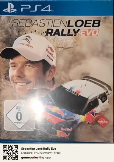 Sébastien Loeb Rally Evo PlayStation 4, Germany box front