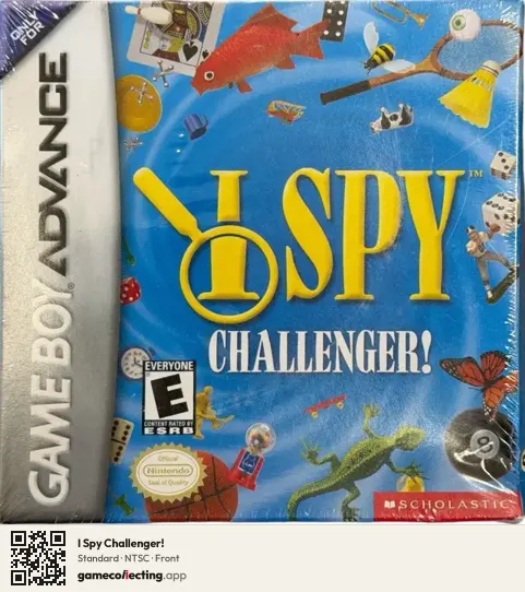I Spy Challenger! Game Boy Advance, NTSC box front