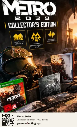 Metro 2039 PlayStation 5, PAL box front