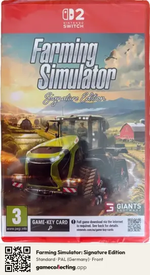 Farming Simulator: Signature Edition Nintendo Switch 2, Germany box front