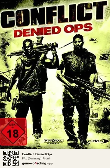 Conflict: Denied Ops PlayStation 3, Germany box front