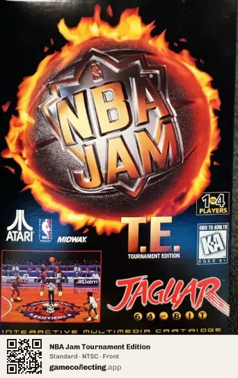 NBA Jam Tournament Edition Atari Jaguar, NTSC box front
