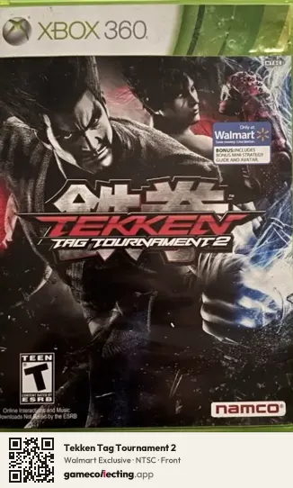 Tekken Tag Tournament 2 Xbox 360, NTSC box front