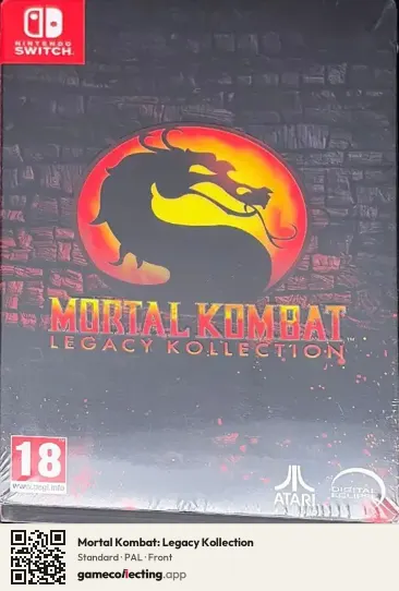 Mortal Kombat: Legacy Kollection Nintendo Switch, PAL box front
