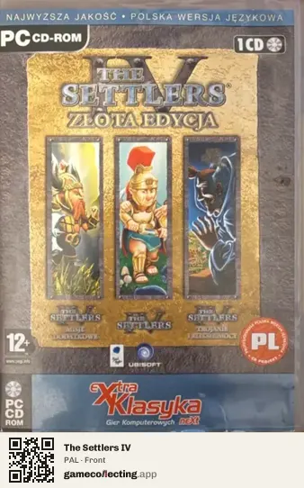 The Settlers IV Computer, PAL box front