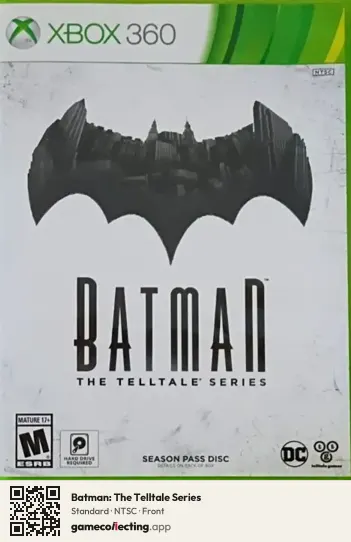 Batman: The Telltale Series Xbox 360, NTSC box front