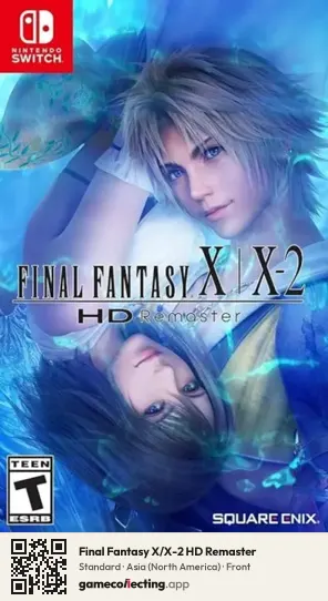 Final Fantasy X/X-2 HD Remaster Nintendo Switch, North America box front