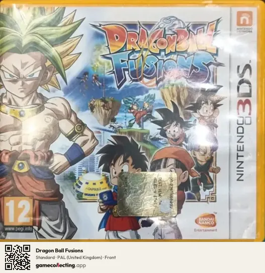 Dragon Ball Fusions Nintendo 3DS, United Kingdom box front