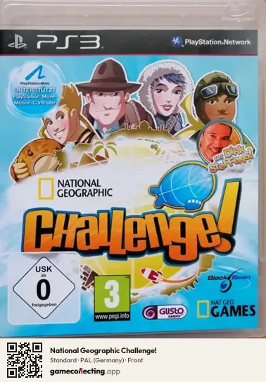 National Geographic Challenge! PlayStation 3, Germany box front