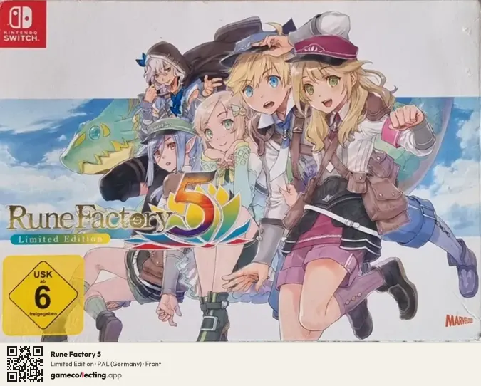 Rune Factory 5 Nintendo Switch, Germany box front
