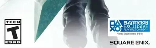 Final Fantasy VII Remake, the ESRB box on its front