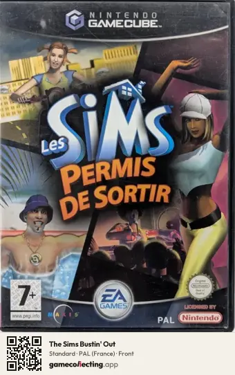The Sims Bustin' Out Nintendo GameCube, France box front
