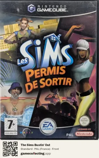 The Sims Bustin' Out Nintendo GameCube, France box front