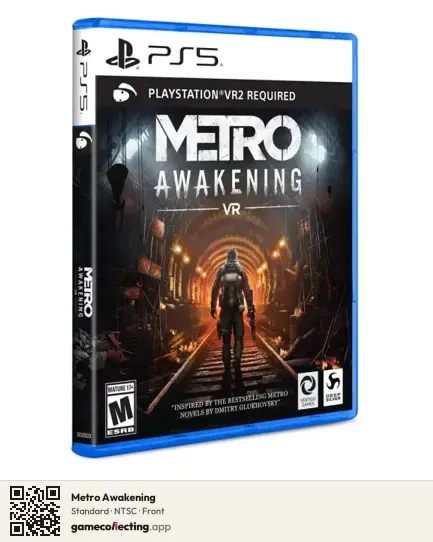 Metro Awakening PlayStation 5, NTSC box front