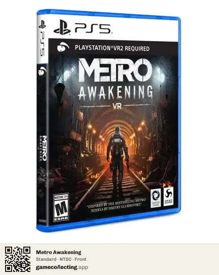 Metro Awakening PlayStation 5, NTSC box front