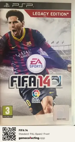 FIFA 14 PlayStation Portable, Spain box front