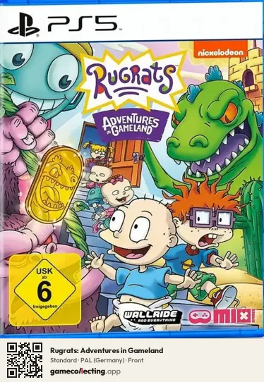 Rugrats: Adventures in Gameland PlayStation 5, Germany box front