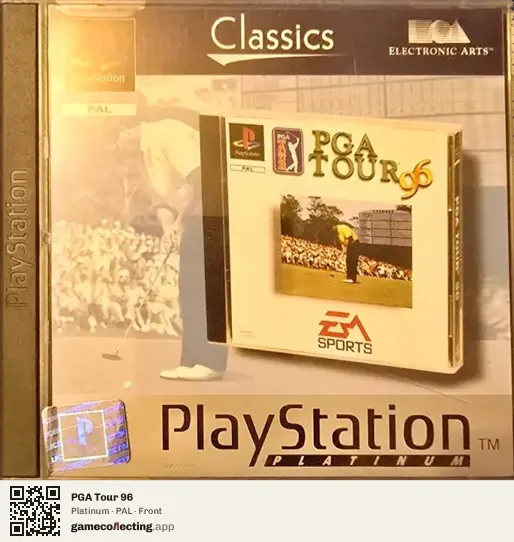 PGA Tour 96 PlayStation, PAL box front