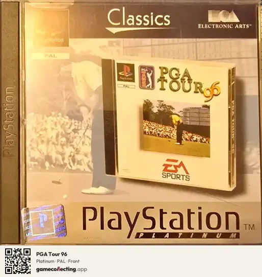 PGA Tour 96 PlayStation, PAL box front