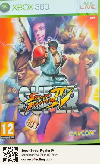 Super Street Fighter IV Xbox 360, France box front