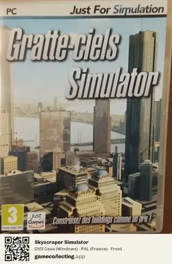 Skyscraper Simulator Computer, France box front
