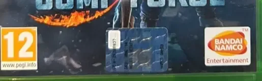Jump Force, the USK square on its front
