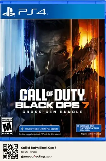 Call of Duty: Black Ops 7 PlayStation 4, NTSC box front