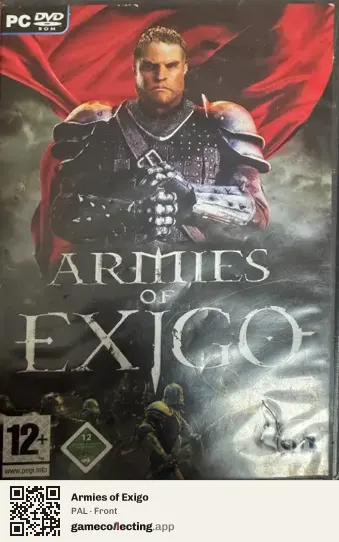 Armies of Exigo Computer, PAL box front