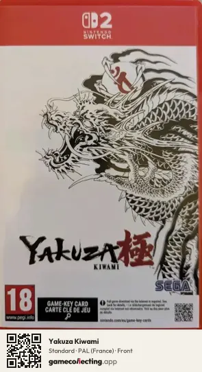 Yakuza Kiwami Nintendo Switch 2, France box front