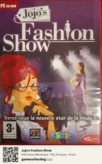 Jojo's Fashion Show Computer, France box front
