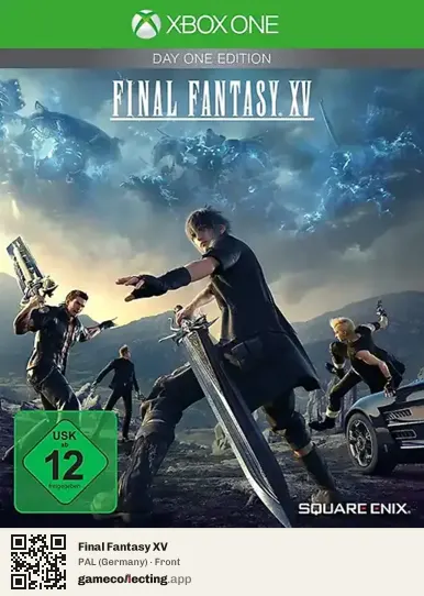 Final Fantasy XV Xbox One, Germany box front