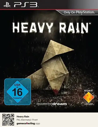 Heavy Rain PlayStation 3, Germany box front