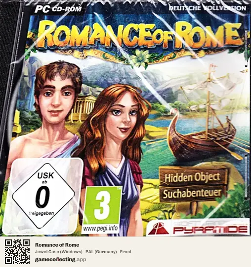 Romance of Rome Computer, Germany box front