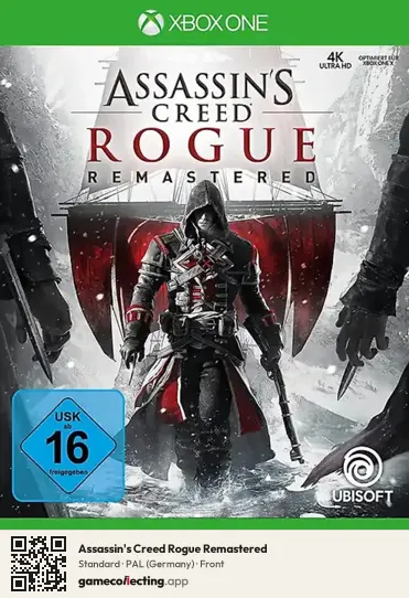 Assassin's Creed Rogue Remastered Xbox One, Germany box front