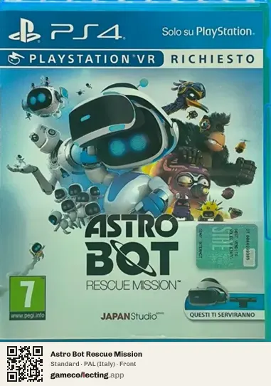 Astro Bot Rescue Mission PlayStation 4, Italy box front