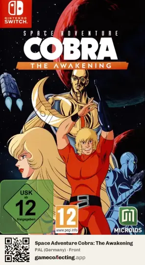Space Adventure Cobra: The Awakening Nintendo Switch, Germany box front